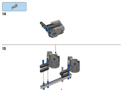 LEGO 42090 instructions page 9 – build guide